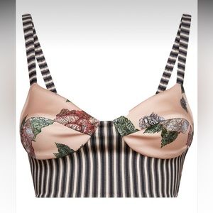 La Perla Maps in Bloom Silk Bralet IT42